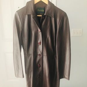 Lamb skin leather coat from Danier